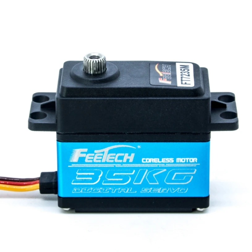 

Feetech FT7235M Цифровой сервопривод RC Модель автомобиля Водонепроницаемая металлическая шестерня 20 25 30 кг Крутящий момент 180 градусов Угол дистанционного управления Ротор