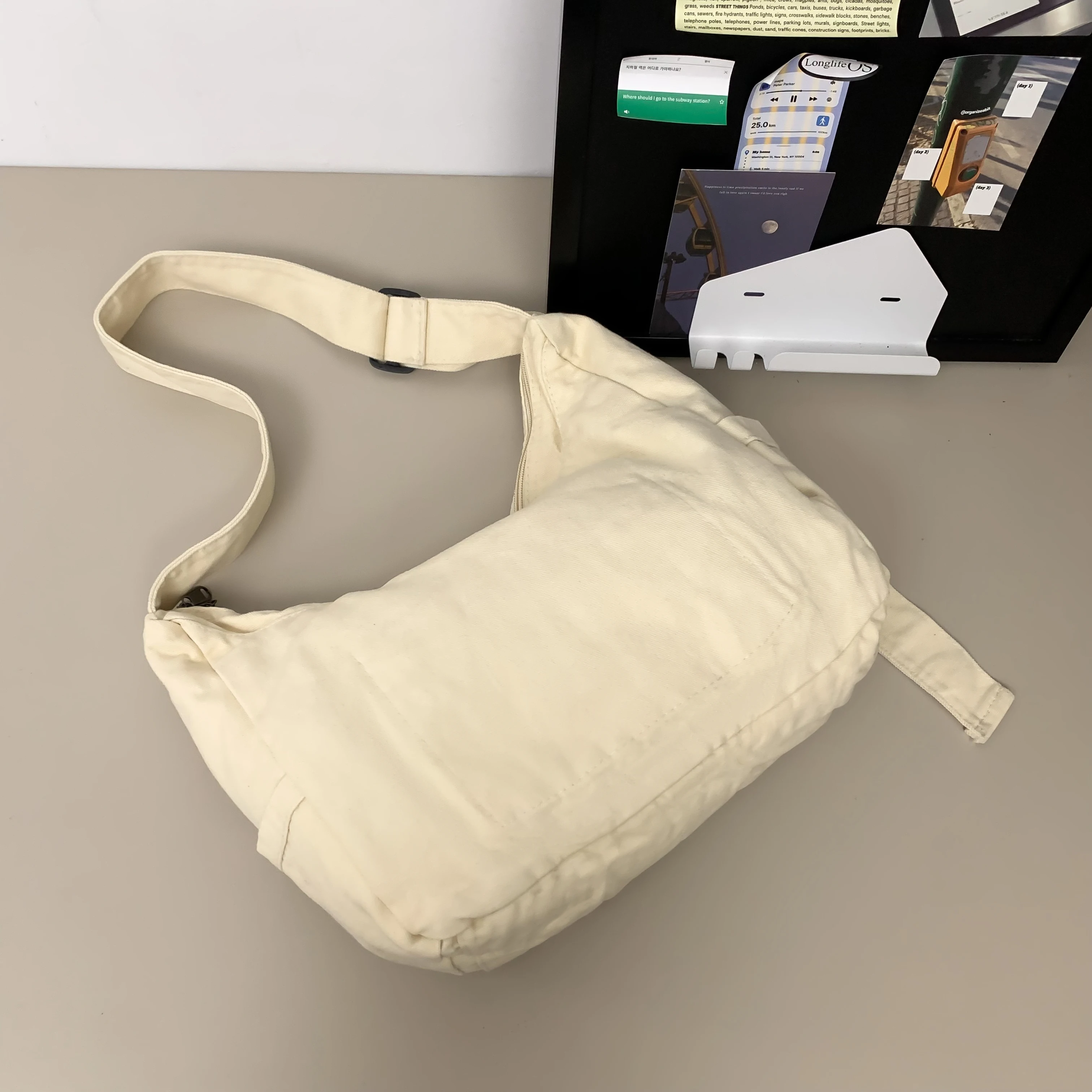 High Quality Canvas Shoulder Bags 100% Cotton Satchels Strong Crossbody Bags For Tooling Unisex Large Capacity Messenger Bags