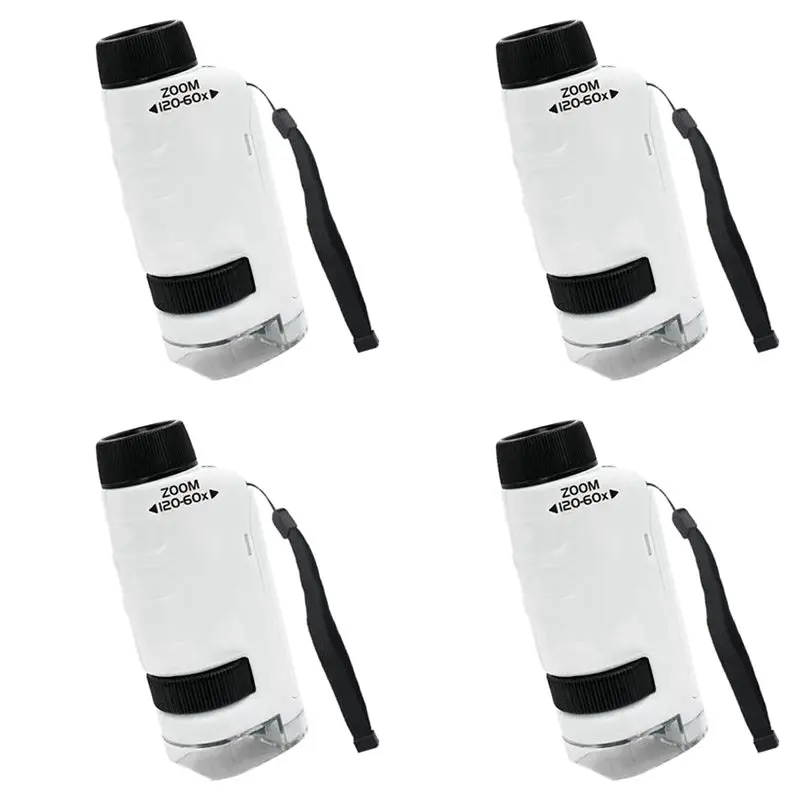 most-4x-ミニラボスターズ-ミニスコープ-キッズ、ミニラボスターズ-ポータブル顕微鏡、ミニラボスターズ-ポータブル顕微鏡（ホワイト）