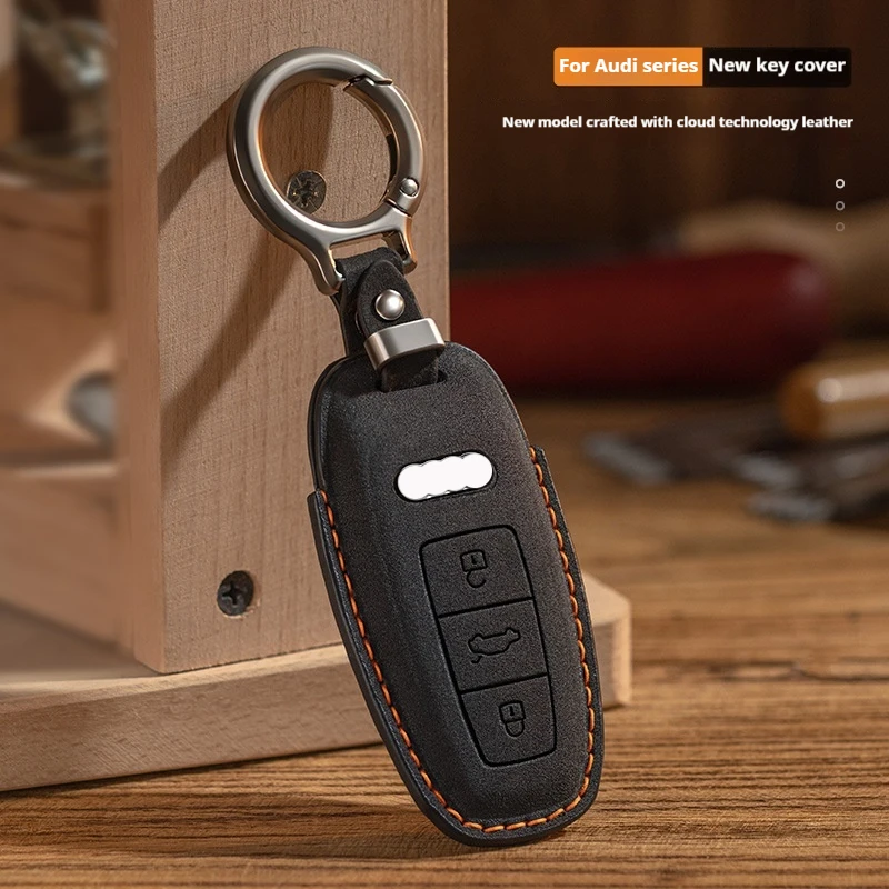 Car Key Case Cover For Audi A6L A4L Q5L New A3 A7L A5 A8 Q7 S5 S4 Luxury Auto Key Shell Key Holder