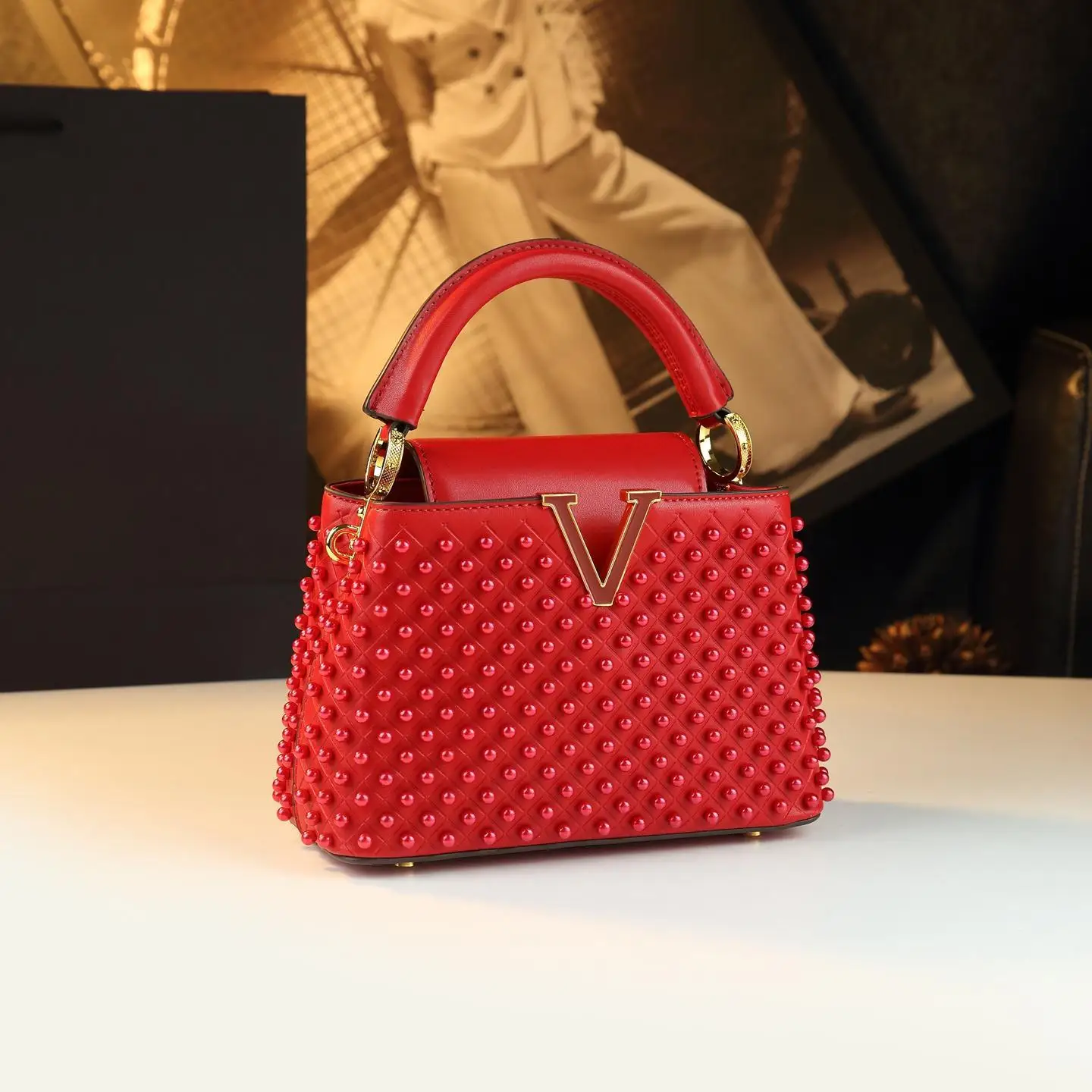 

Best Superstar Show Women's Handbag Crossbody Bag Luxury Designer Large Capacity Vintage Inspired Leather Diaper Bags For Travel