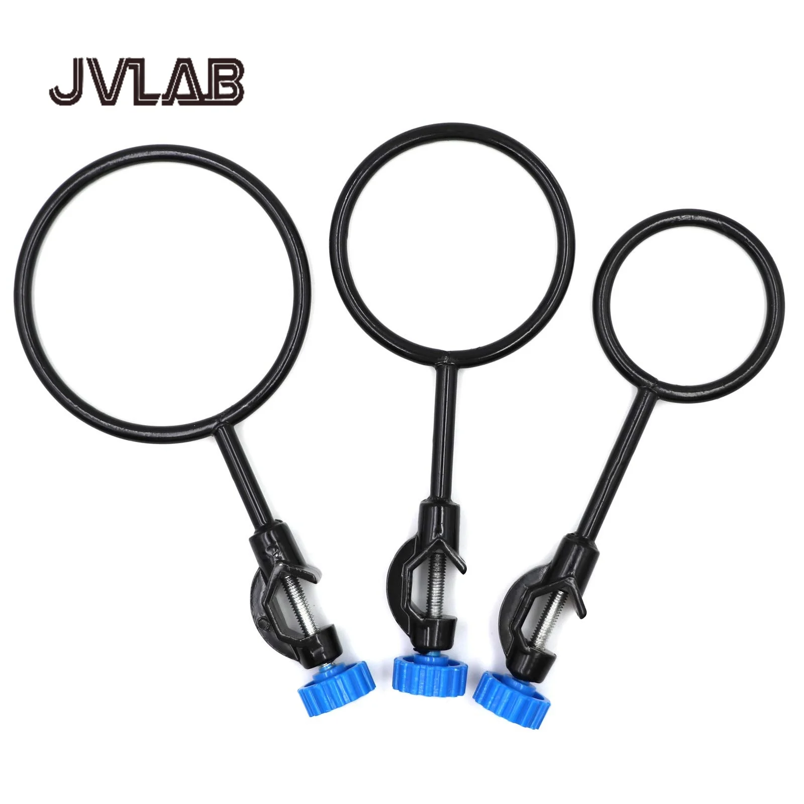 

Lab Stand Support Retort Ring Set 60mm 80mm 100mm three-piece suit Lab Metalware Equipment