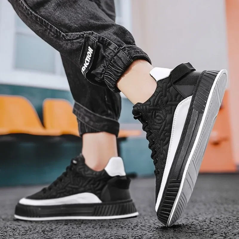 Heren Sneakers Mode Trend Luxe Merk Casual Platte Schoenen Vulkaniseren Schoenen Man Buitenshuis Antislip Slijtvaste Wandelschoenen 2023