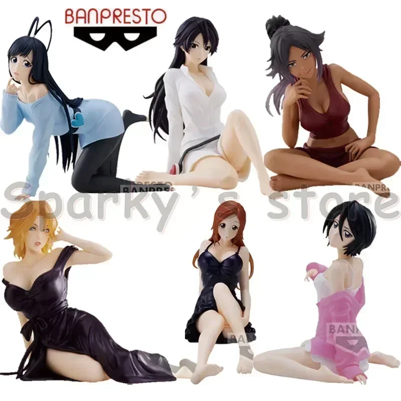 Bandai Original Relax time BLEACH figura de Anime Giselle Wegelle Bambietta Basterbine figuras de acción de juguete para niños niñas regalos para niños