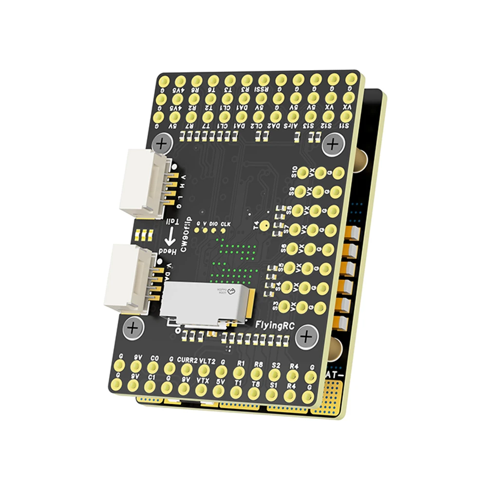 

FlyingRC H7Wlite Flight Controller STM32H743 With Compass Barometer 13 PWM Adjustable 12A BEC FPV FC For Fixed Wing Ardupilot