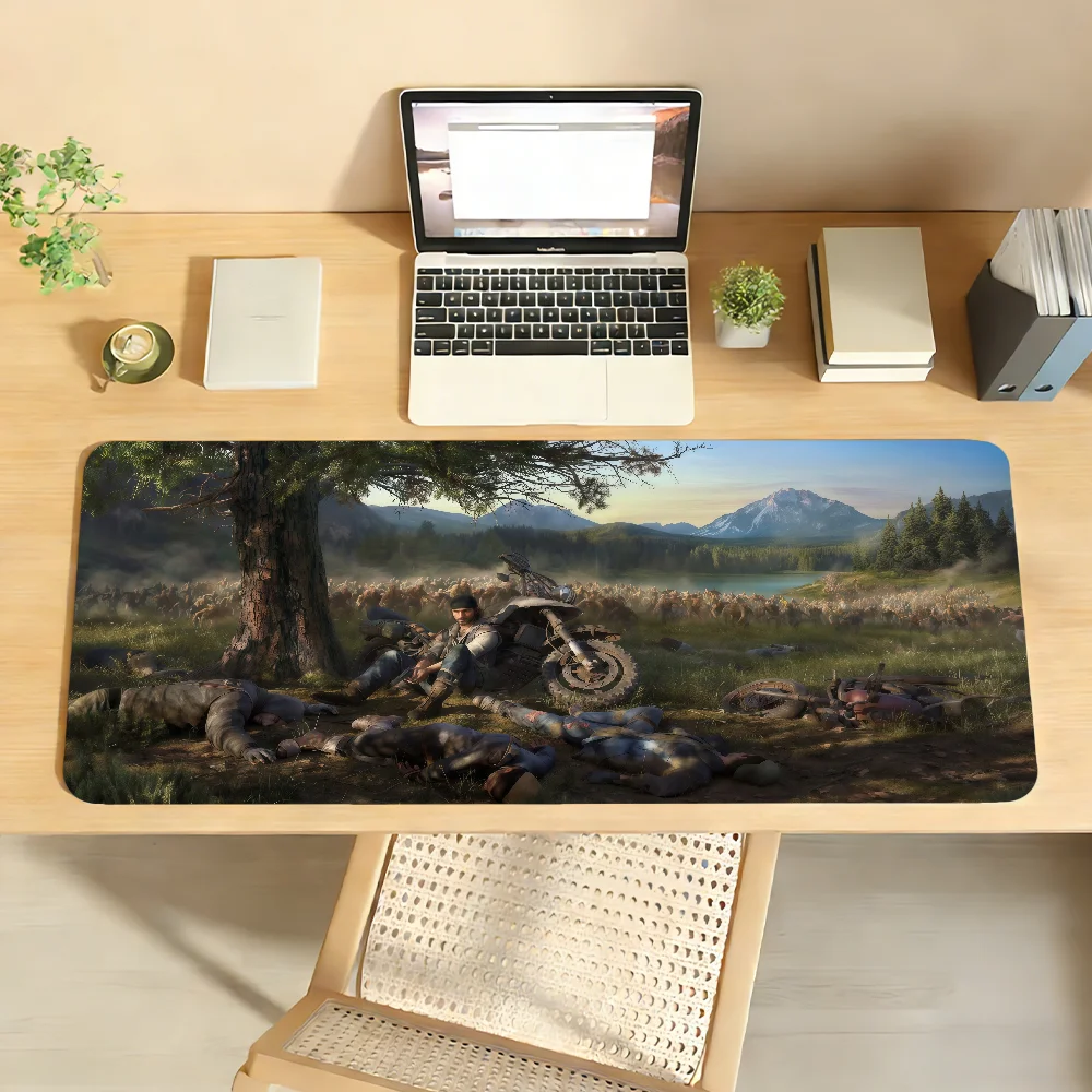 D-Days G-GoneS Mouse Pad Non-slip Locking Edge DeskMat PC Laptop Accessories Rubber Office Keyboard Game Carpet 350x900x3mm