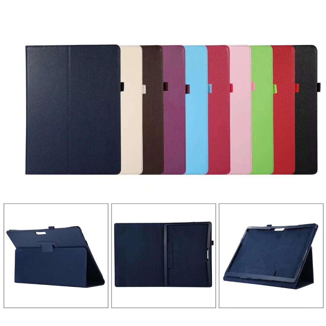 PU Leather Magnetic Smart Flip Stand Tablet Cover Case with Auto Sleep Wake Cover For Microsoft Surface Pro 3 4 5 6 7 8 go 1 2 3