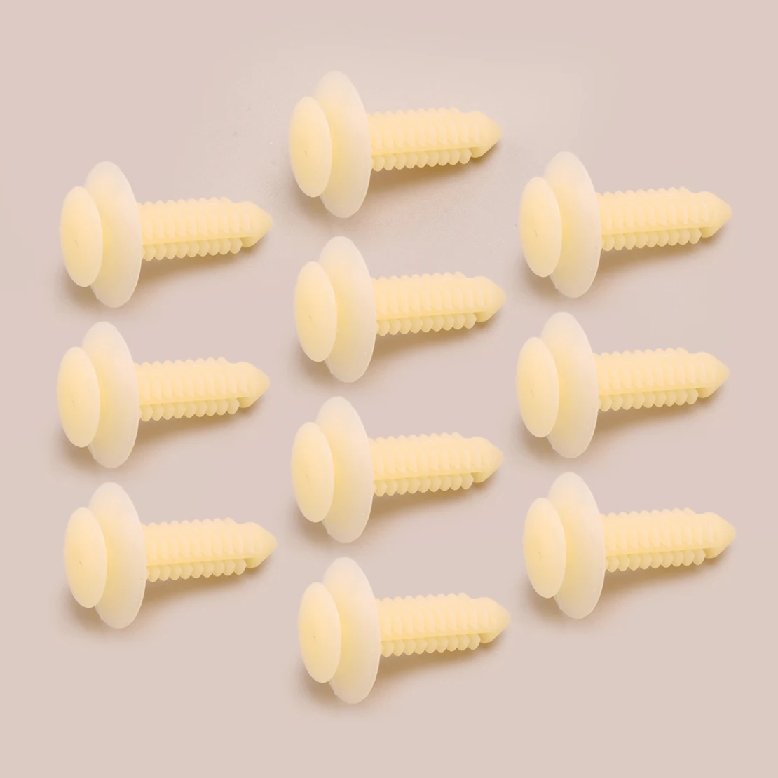 

50 шт. желтые заклепки для обшивки двери автомобиля, нейлоновые зажимы, подходят для Ford F150 E150 GMC Lincoln