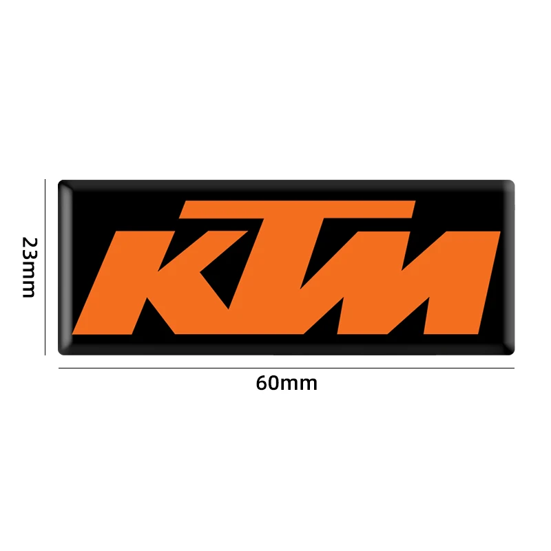 JD-FDSF54165 3D Sticker Logo Motorcycle Decals Tank Pad Helmet Emblem For KTM Exc 250 300 350 450 Duke 200 690 1290 390 Rc 125