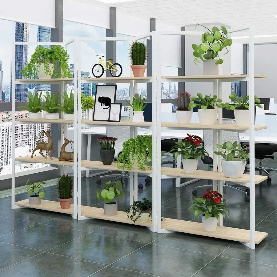 Hierro forjado, mampara, oficina, partición, estante, restaurante, moderno, simple, partición