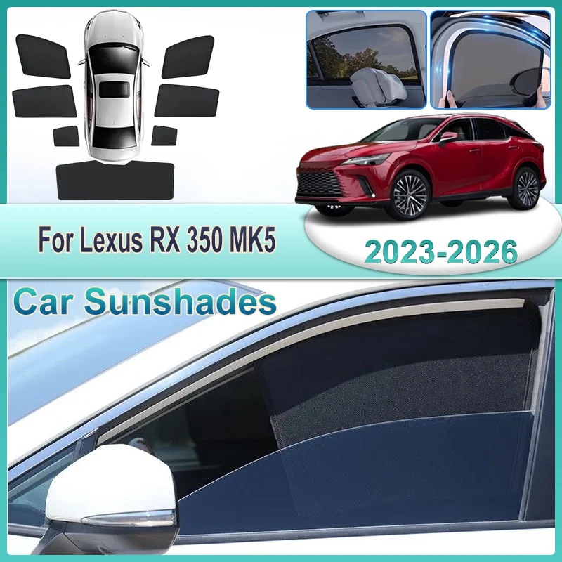 

Car Window Sunshades For Lexus RX 350 2026 Accessories MK5 2023-2025 Auto Window Sun Visor Windshield Covers Sunshades Bodykits
