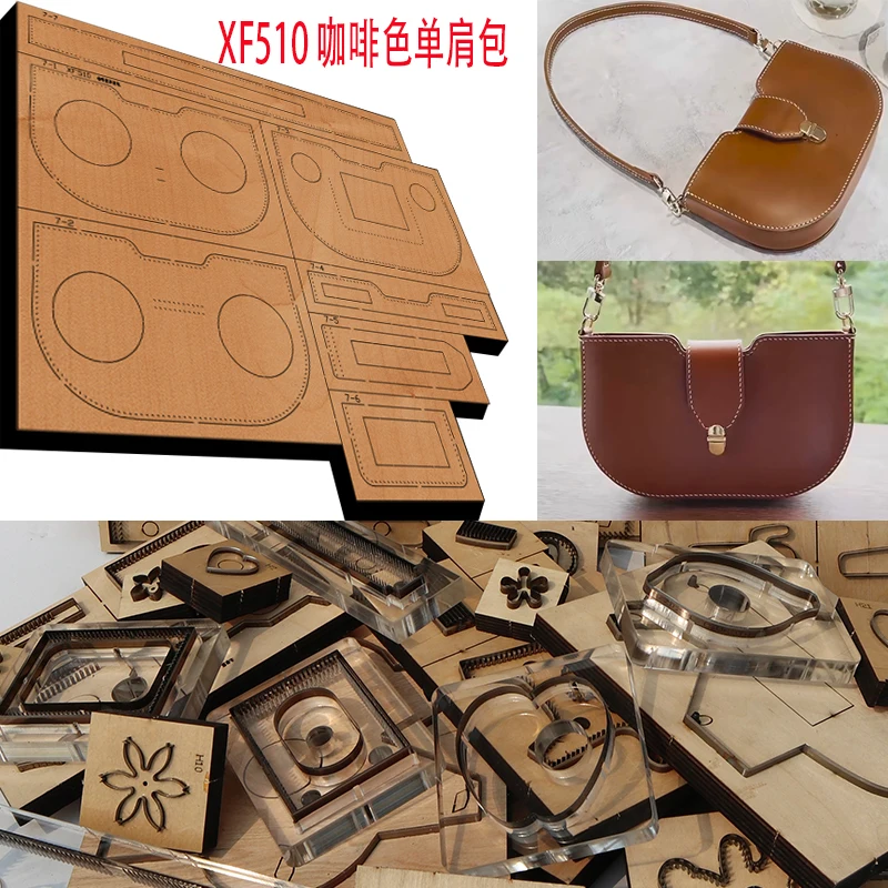 New Japan Steel Blade Wooden Die single-shoulder bag Leather Craft Punch Hand Tool Cut Knife Mould XF510