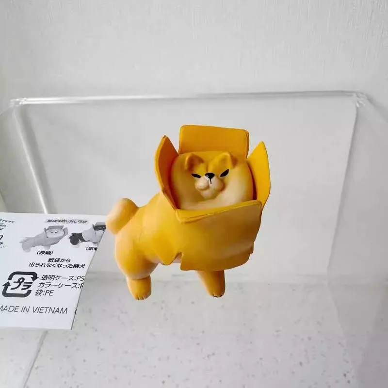 Mini Edition Cat Bell Akita Dog Home Shiba Inu Working Dog Uncle Ma Cute Boxed Handmade Desktop Ornament Toy Model