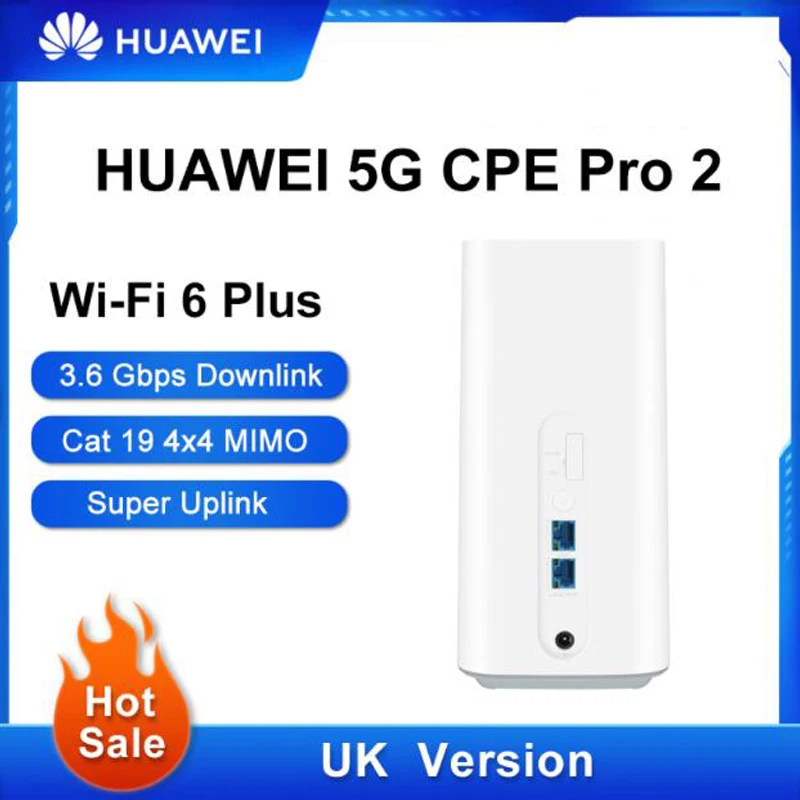 Produk Huawei keluaran baru 3.6Gbps asli 3.6Gbps Hua wei H122-373 5G CPE Pro 2 mendukung 5G N1/3/5/7/28/38/40/41/77/78/79/80/84