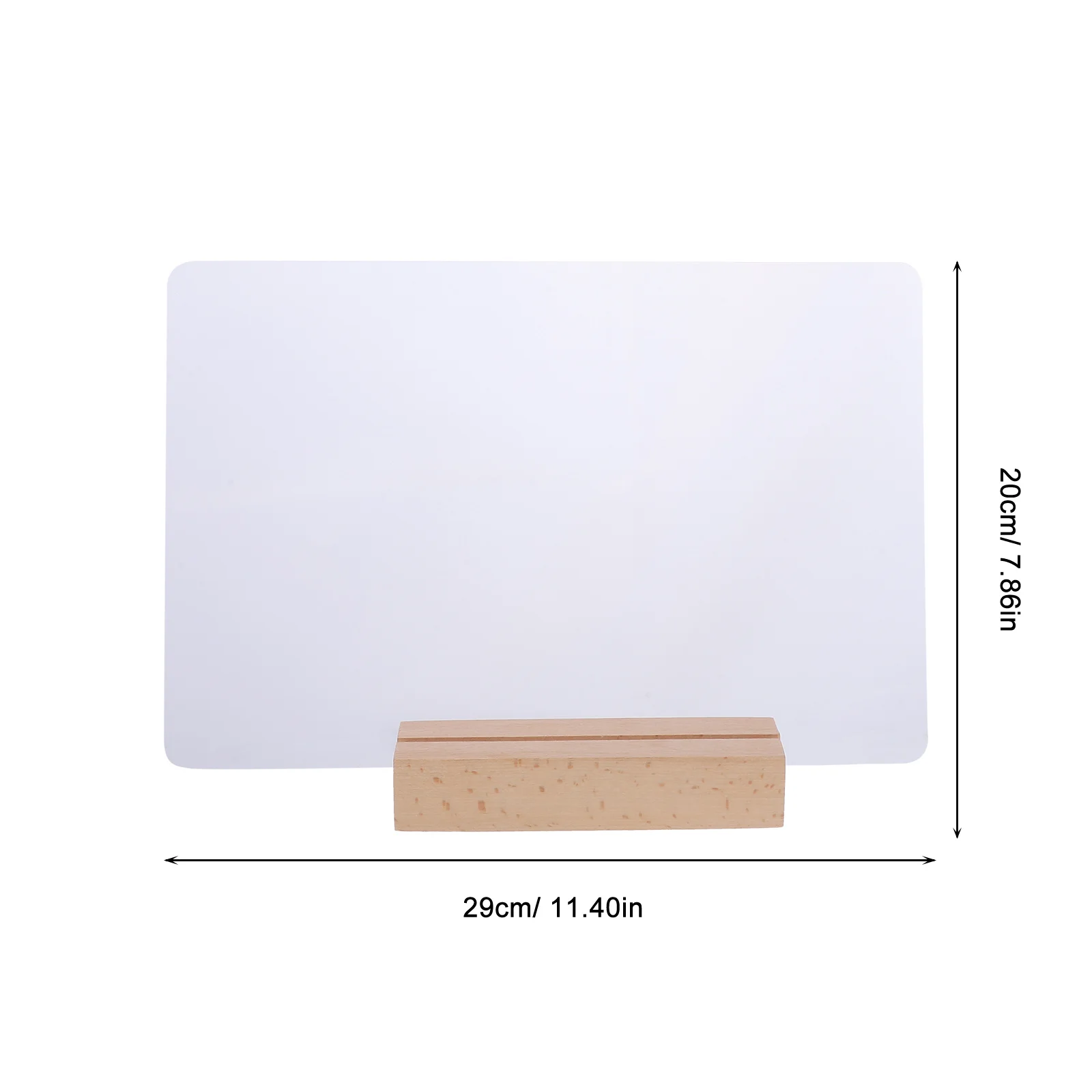 1 set 1 Set Acrylic Message Night Lamp Writing Board For Office School Home Desktop Decor Erasable Note Board Luminous Base