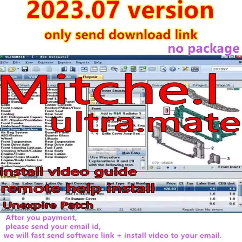 الأكثر مبيعًا Mitchel Ultramate 2023.07 نظام تقدير ميتش المتقدم الكامل + رقعة لـ Unexpire + تثبيت دليل الفيديو #6