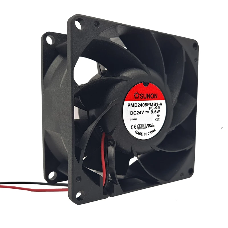 PMD2408PMB1-A(2) .gn DC 24V 9.6W 8cm ความเร็วในการหมุน8038 5700rpm ใหม่ปริมาณอากาศขนาดใหญ่