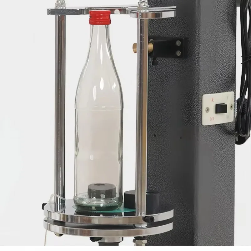 

New Semi-Automatic Metal Wine Bottle Capping Machine Screw-on Cap Applicator for Beverage Bottles