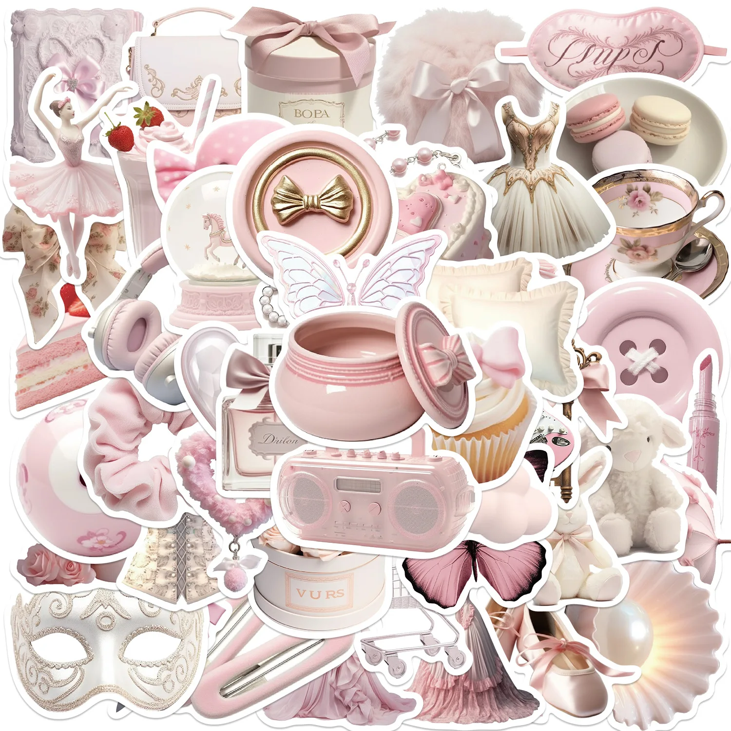50/100 adet Sevimli Pembe Kız  - Laptop Accessories Girly incelemesi ve fiyatı