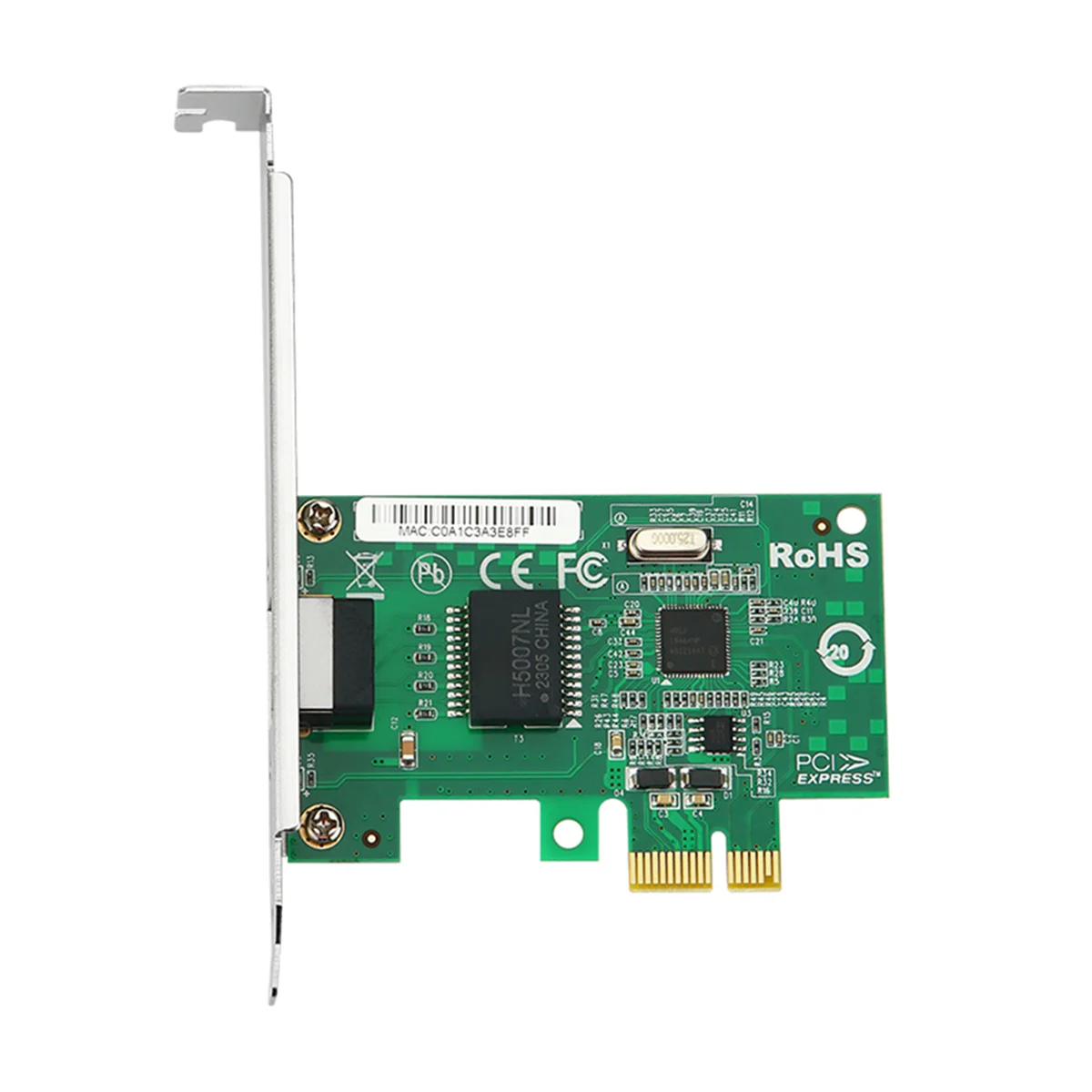 PCI Express Network Card PCIE X1 to RJ45 Gigabit Ethernet Network Adapter for Intel I210 Chip 1000Mbps PXE Network Card