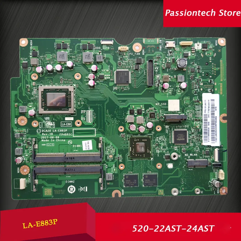 

For Lenovo 520-22AST-24AST DCA20 LA-E883P 01LM220 All-in-one Motherboard