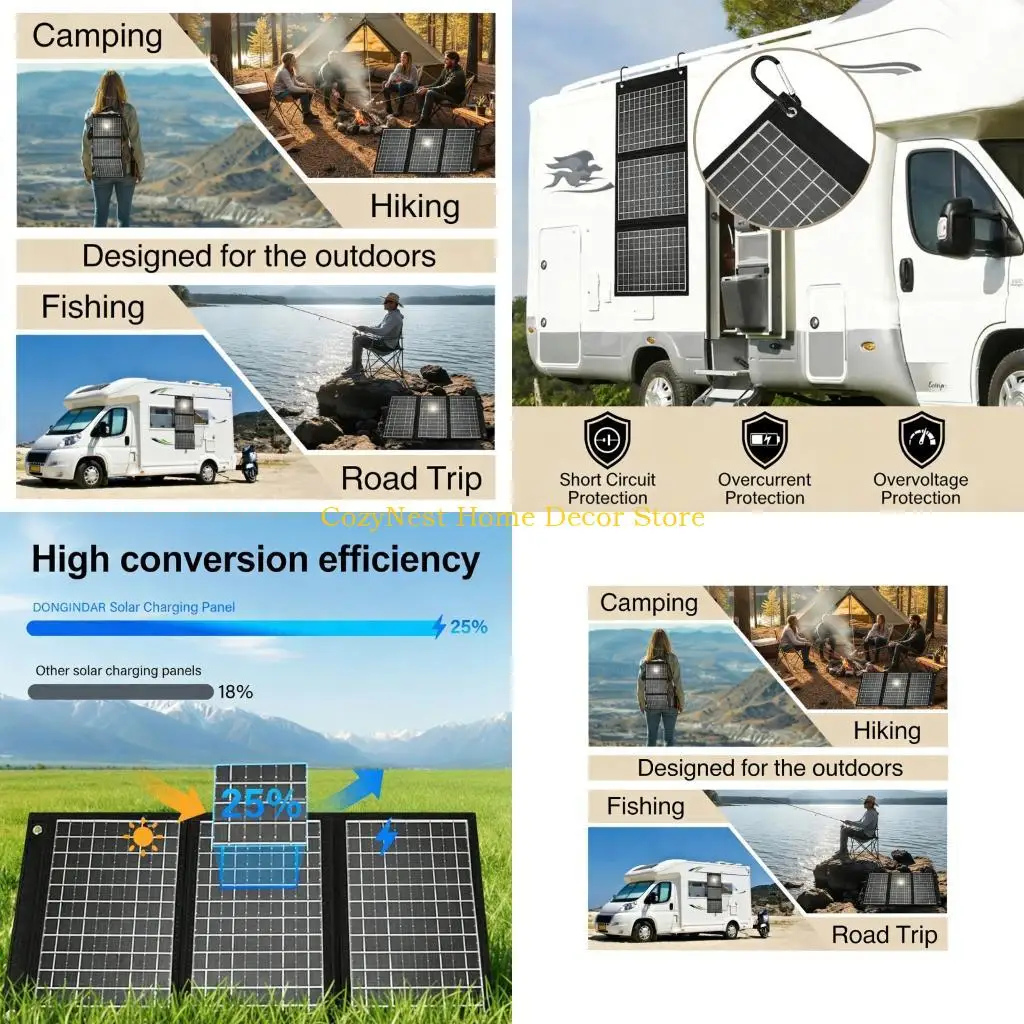 

92MF Thin 28W photovoltaic power Supply With Advanced Circuitry For Fast Charging Devices While Moving