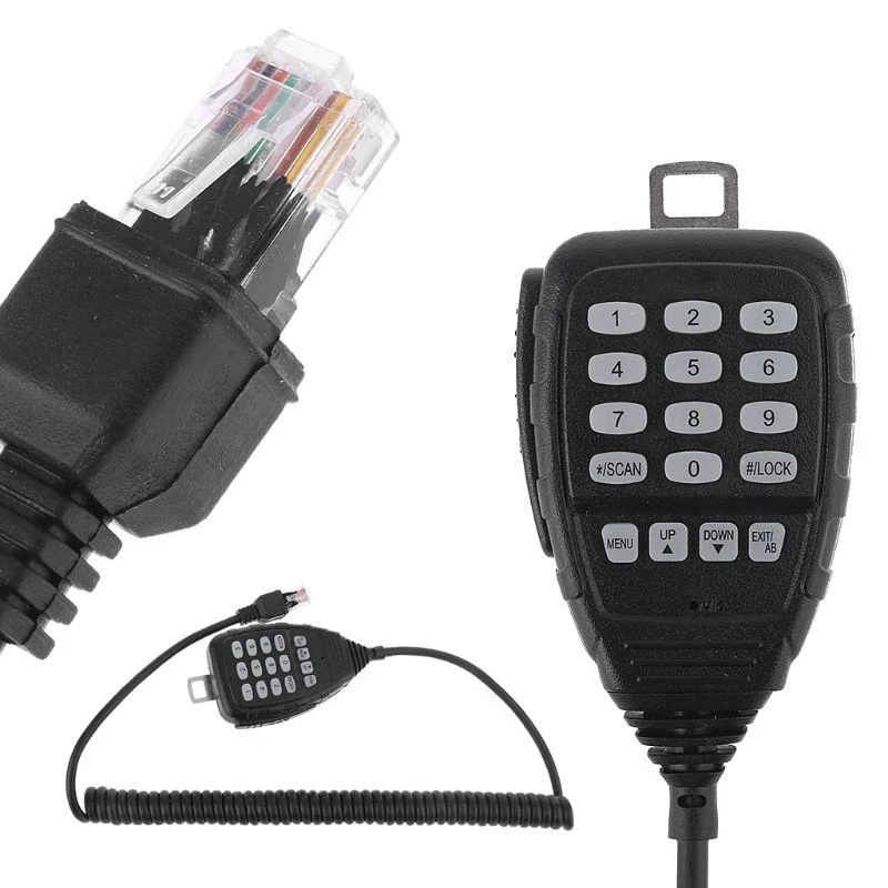 090F DTMF-динамик микрофон для QYT KT-8900D KT-8900 CAR Mobile Radios аксессуары