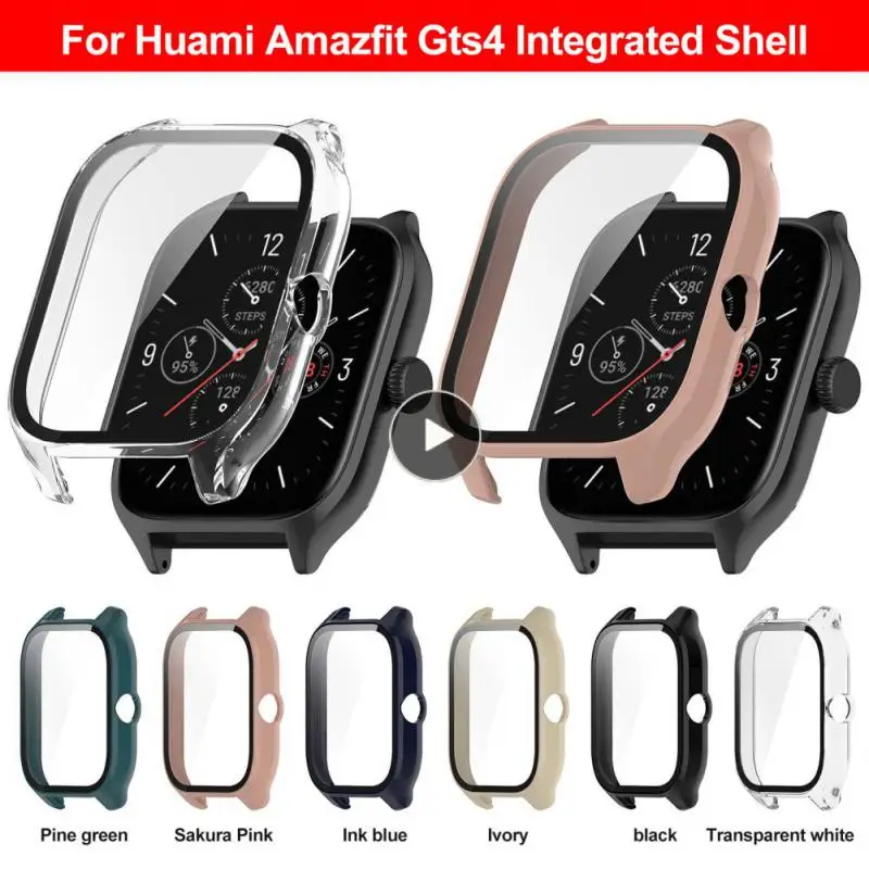 Integrated Case Dust Ergonomic For Huami Amazfit Gts4 Smart Accessories Smart Watch Protective Case Screen Saver Pc Watch Case