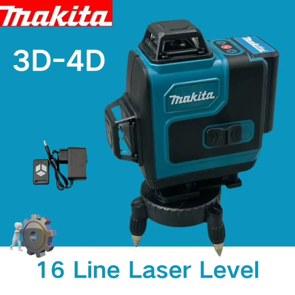 

Makita 16-Line 360 High-Precision Horizontal Vertical Cross Level Green Light Laser High-Precision Wall-Mounted Portable