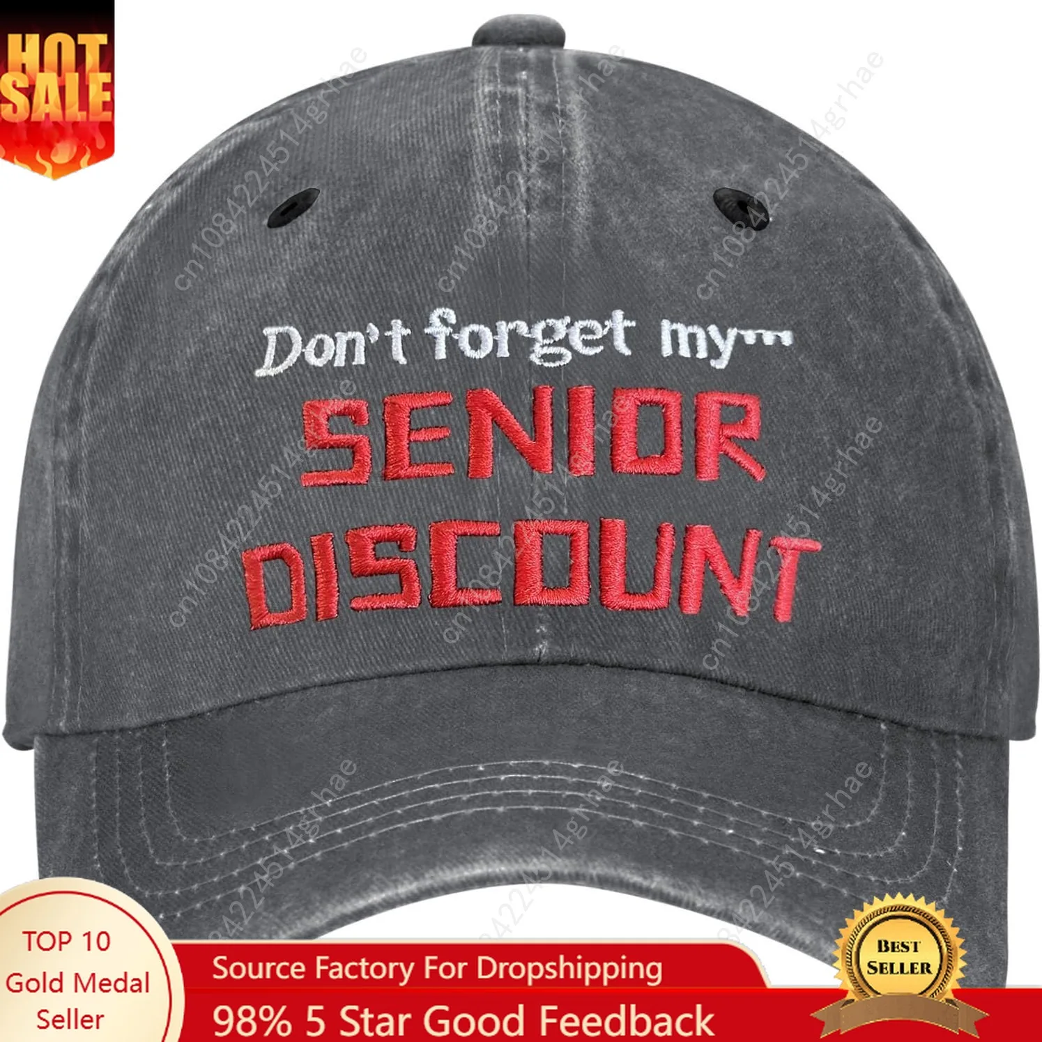 

Unisex Vintage Washed Distressed Embroidered Baseball Cap Adjustable Low Profile Dad Hat for Men Women