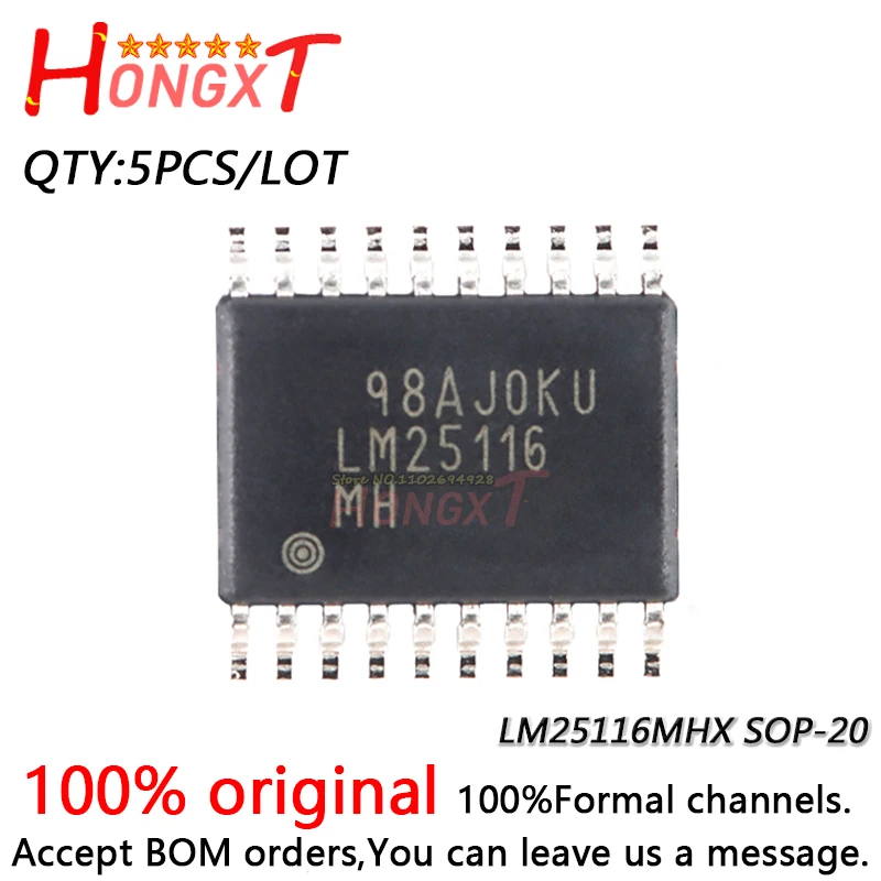 

5 шт. 100% новый LM25116MHX LM25116MH LM25116 SOP-20.Chipset