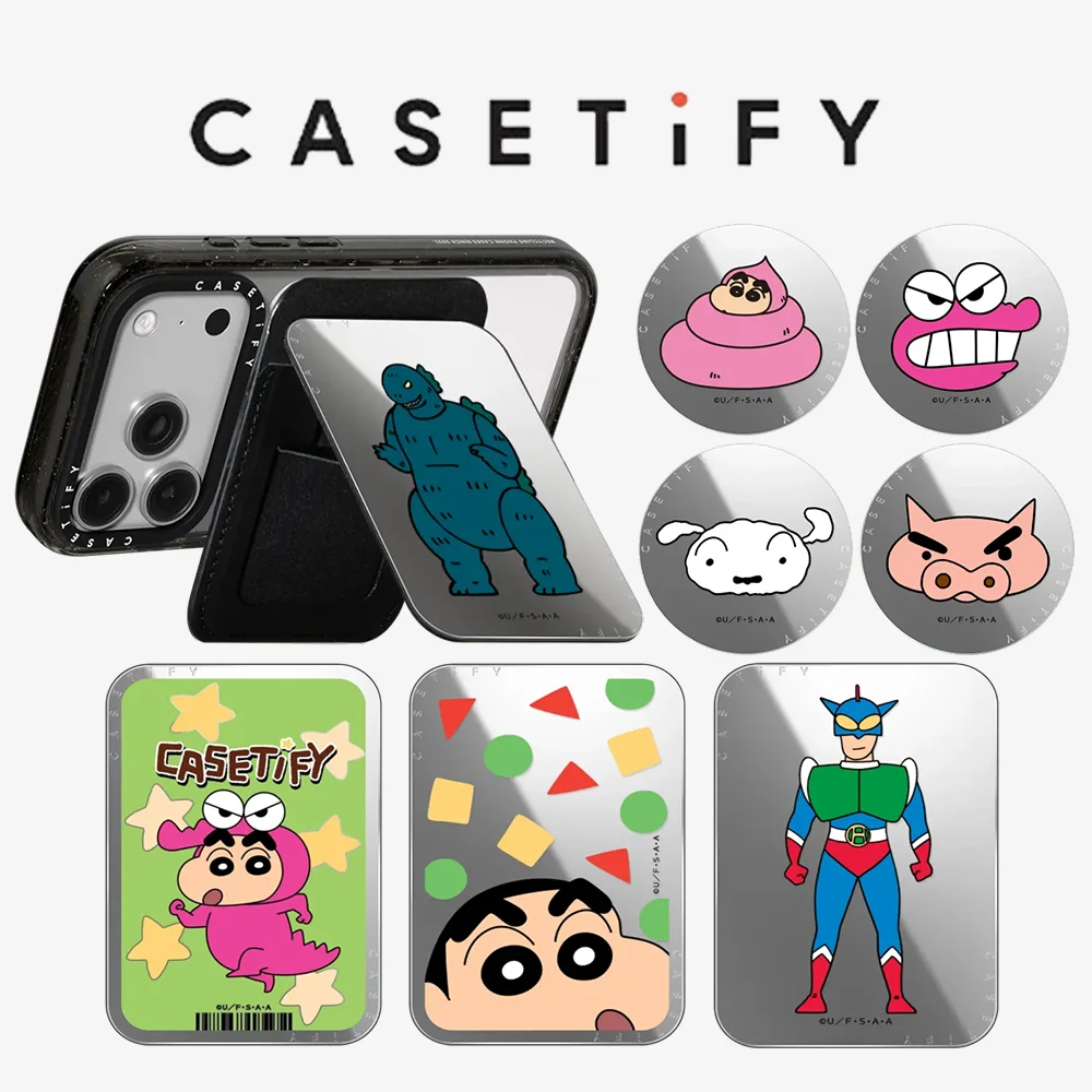 

CASETiFY Crayon Shin-chan Cartoon Series Magnetic Phone Holder Card Pack for iPhone 17 16 15 14 13 12 11 for Samsung S25 S26 A36