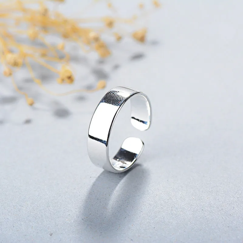 New 925 Sterling Silver Smooth Surface Woman Rings Luxury Jewelry Trending Products O GaaBou Jewellery