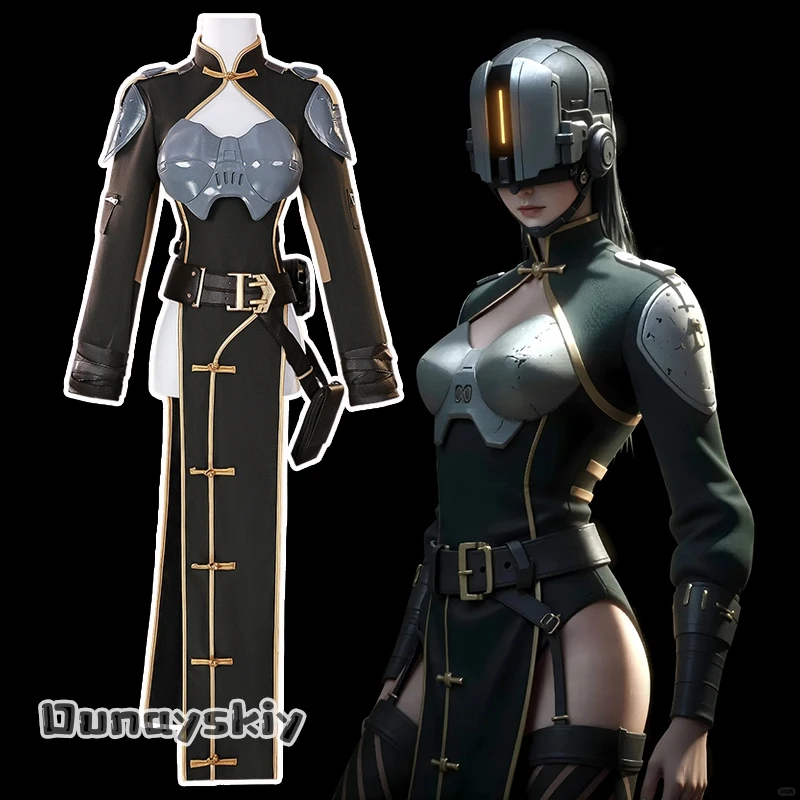 Jogo INCARNATION Fendi Cosplay {Amanda Cos} Fendi Sexy fenda macacão Máscara Prop Set Anime Halloween Disfarce Para Mulher