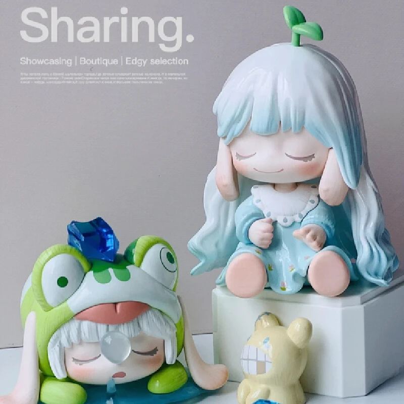 In stock Genuine Rabeea I'm Not A Weird Kid Series Blind Box Cute Girls Anime Figure Desktop Model Toys Trendy Halloween Gift