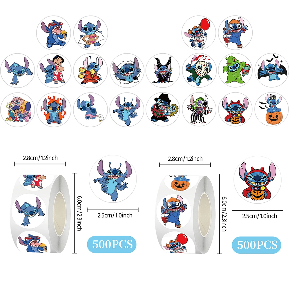 

500pcs Vintage Boho Cartoon Graffiti Stickers Roll Waterproof Sealing Label Decals DIY Luggage Phone Guitar Decoration Sticker