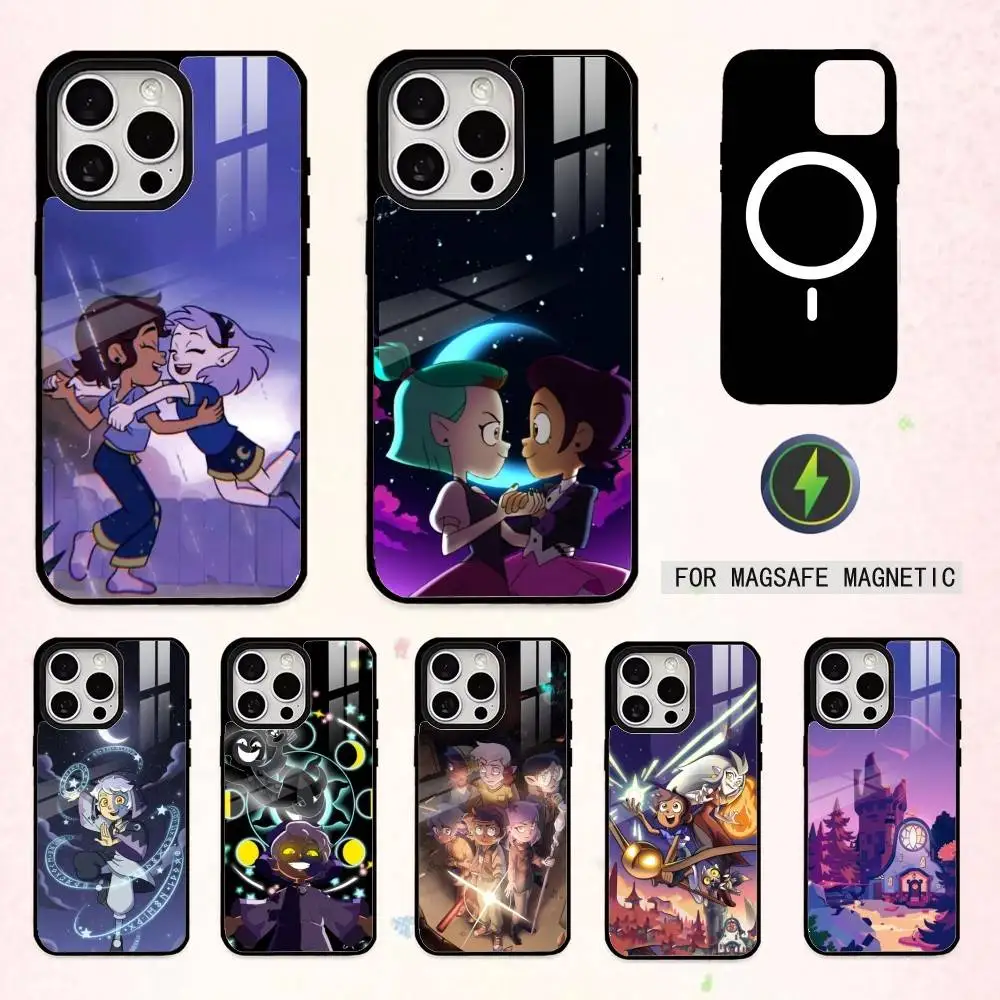

Luz and King The Owl House Phone Case For iPhone17,16,15,14,13,12,11 Plus,Pro Max Magnetic For Magsafe Wireless Charging