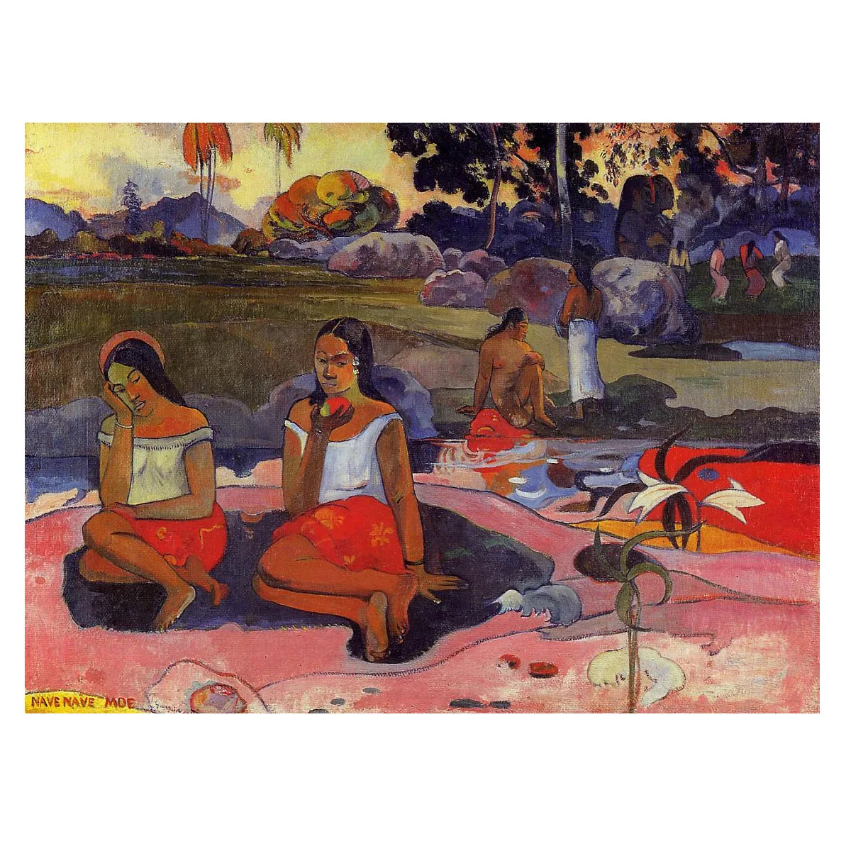 

Sacred Spring by Paul Gauguin Hand painted famous oil painting reproduction Modern home wall decor canvas free shipping