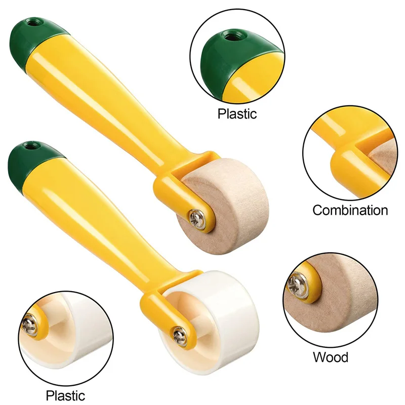 Quilting Seam Roller Sewing Seam Roller Wallpaper Roller With Easy to Grip Handle For Sewing Print Ink Wallpaper Home Decoration
