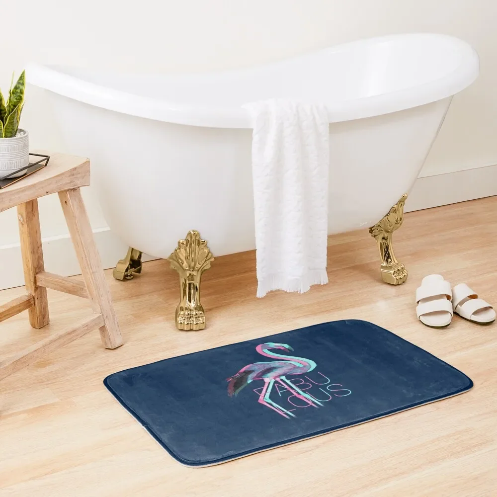 

Fabulous Flamingo Bath Mat Mats Bedroom Bathroom Interior Mat