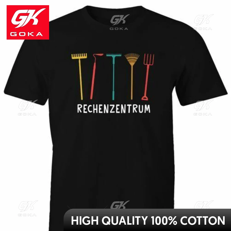 Rechenzentrum Graphic T Shirts Mens Clothing New in Tops & Tees Cotton Women Printed T-shirt Y2K Clothes Cute Funny Tshirt