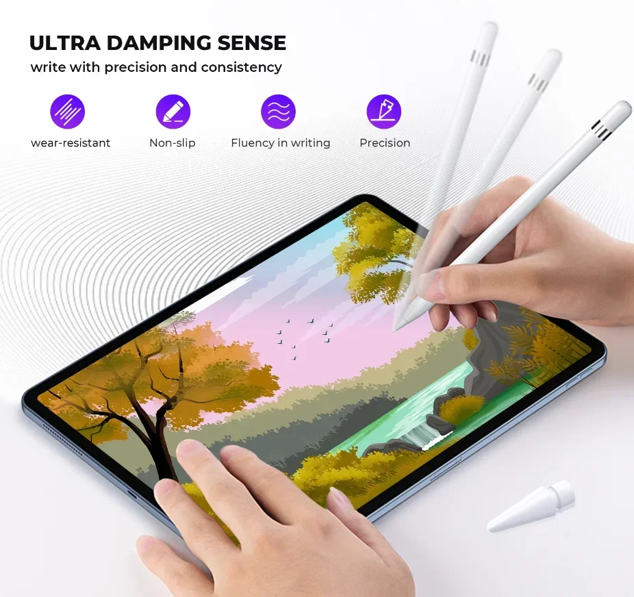 Сменные насадки для карандашей 6/4 в 1 для Apple Pencil Pro/2nd Gen/1st Gen/USB-C, улучшенные насадки для ручек iPad с футляром для хранения Сменные насадки для карандашей 6/4 в 1 для Apple Pencil Pro/2nd Gen/1st Gen/USB-C, улучшенные насадки для ручек iPad с футляром для хранения