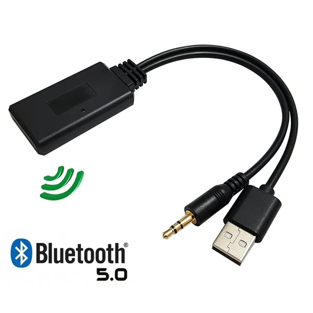 Bluetoo-th 5.0 AMI MMI Adapter Compatible for BMW Mini COOPER Wireless Music Media Interface AUX Receiver with 3.5mm AUX Port