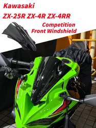 Motorcycle Elevated version Screen Windshield Fairing Windscreen Baffle Wind Deflectors For KAWASAKI NINJA ZX-4R/SE ZX-4RR ZX4R