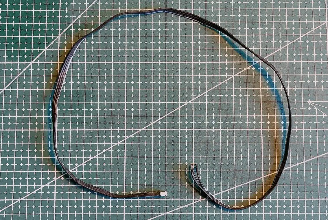 SH1.0 GH1.0 PH1.0 to GH1.25 PH1.25 4PIN Ultra-Soft Silicone Wire Flat Cable extension adapter 20CM/50CM for control sensor
