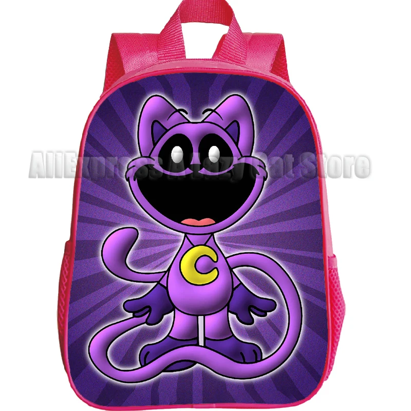 Smiling Critter Kindergarten Backpack Catnap Dogday Bag Cosplay Student Cartoon School Bag For Kids Birthday Gift