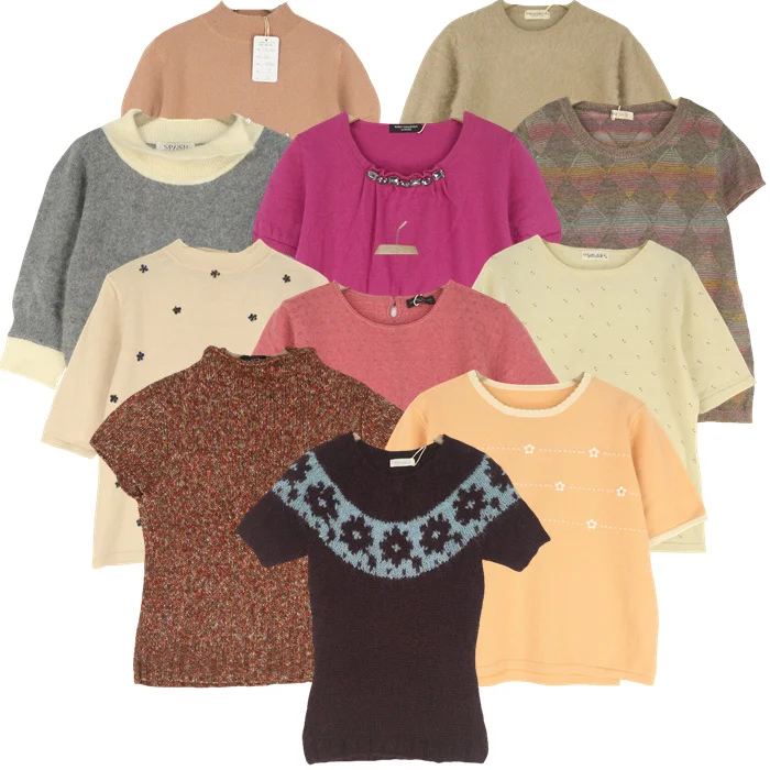 

Vintage ort Sve High Collar Sweater Pastel Color Blo Striped Pattern Commute Sle Women's Knitwear Candy Color Contrast