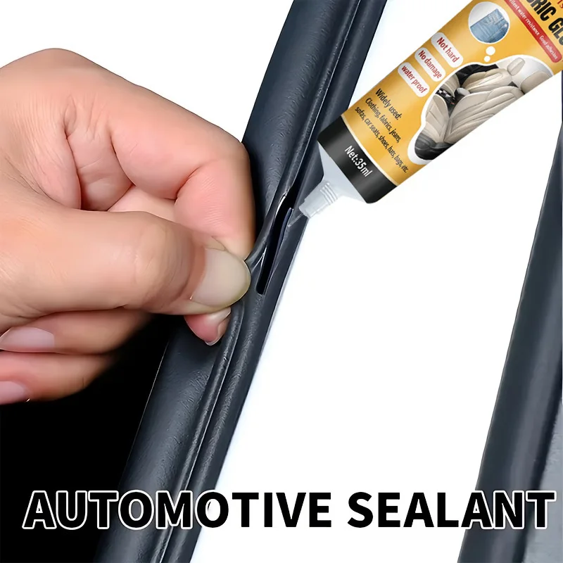 Car Interior Sealant, Plastic Repair Glue, Leather Adhesive, Strong Glue for Weatherstripping & Gaskets