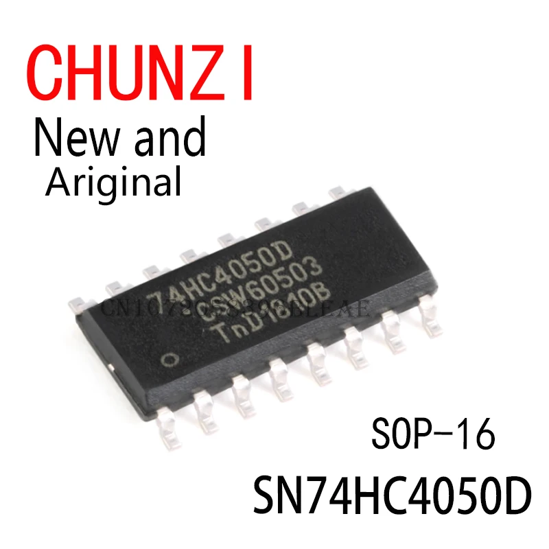 10PCS New and Original 74HC4050 74HC4050D SOP-16 SN74HC4050D