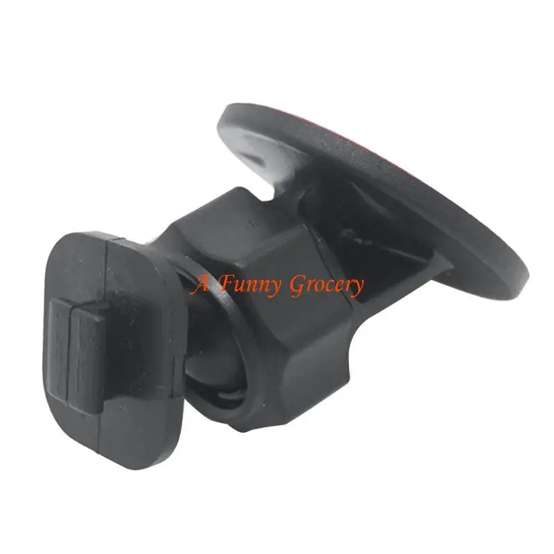 

652E ABS Portable T-shaped Driving Recorder Bracket Base Black Adjustable Ball for He